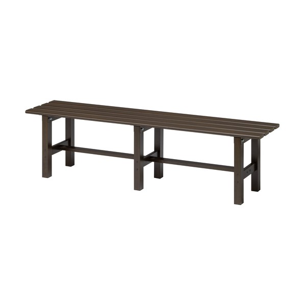 美WOOD アルミ縁台 150cm ブラウンウッド BEW-JB15BRW 1台