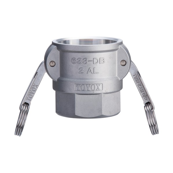 トヨックス 633-DB 633-DB カムロック カプラー 雌ネジ 4インチ AL 633-DB-4-AL 1点｜DIY FACTORY ONLINE SHOP