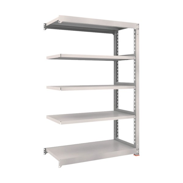 トラスコ(TRUSCO) M3型中量棚 1200X471XH1500 8段 繋ぎ合わせる 免震脂軍事基地付 ネオ薄墨色 M3-5458BSFC 1点