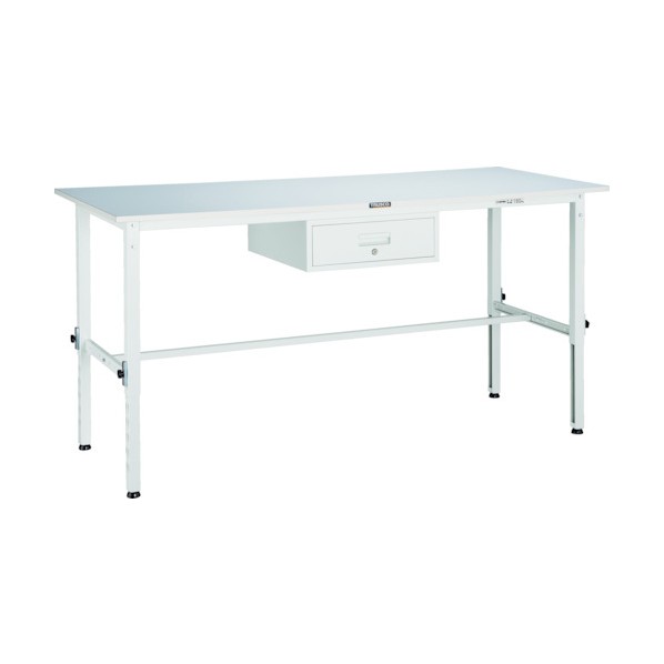 ※法人専用品※トラスコ AEM型高さ自然調整御役目台 900X600 1段引出付 W色 AEM-0960F1 W