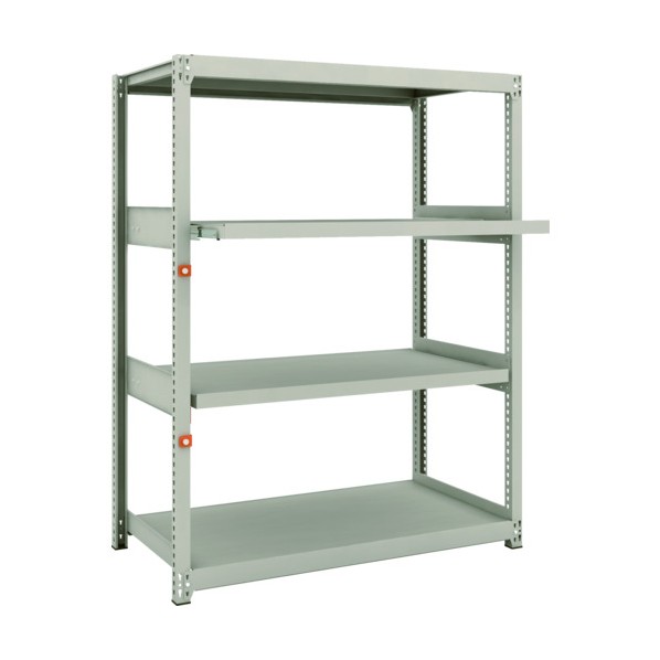 トラスコ M2型軽中量棚 1160X600X1500 2段 スライド2段 単体 M2-5462M2 1セット|DIY FACTORY ONLINE SHOP