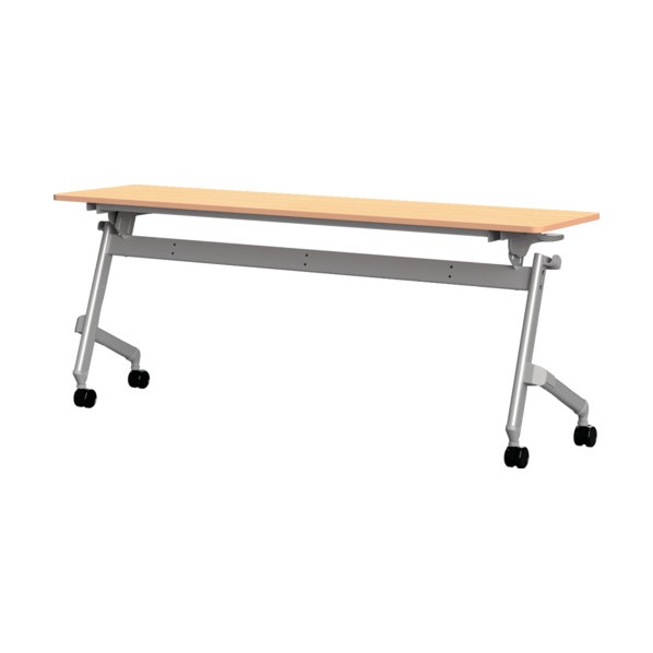 ※法人専用品※トラスコ 折りたたみ会議テーブル 1800X450 天板ナチュラル TNA-1845-N 1台｜DIY FACTORY ONLINE SHOP 22,992円
