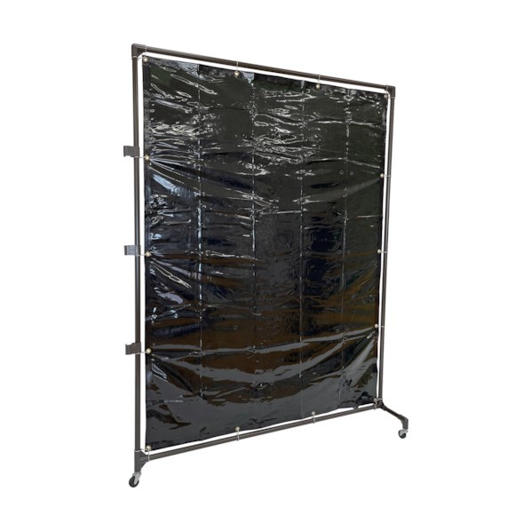 トラスコ 溶接遮光フェンス 2015型接続 キャスター 深緑 YF2015S-DG 1｜DIY FACTORY ONLINE SHOP