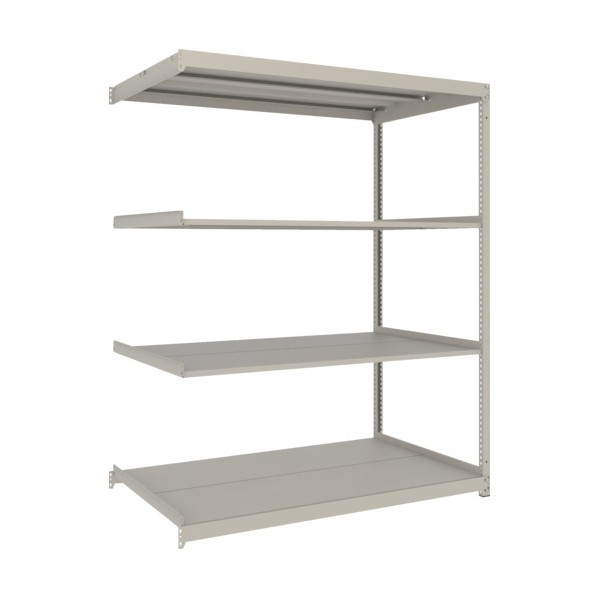 TRUSCO スチールラック 薄板ラック（棚板分割タイプ、耐荷重100Kg）1500×875×H1800 4段連結 UL-6594B 1台