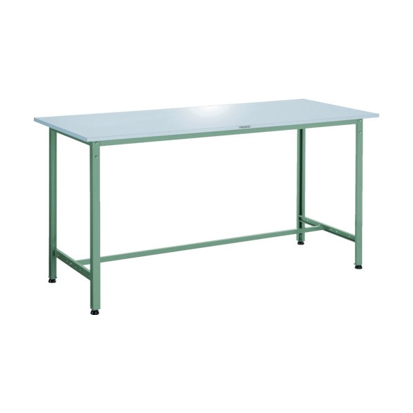 軽荷重立作業台(300kg)HAE型 900X450XH900 ステンレス張り グリーン色 HAE-0945SUS 1点｜詳細画像