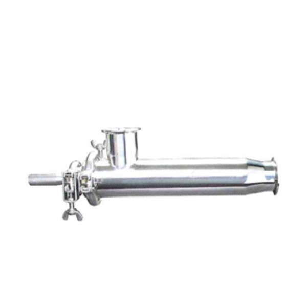 L型二重管式流動性用マグネットセパレーター 繋ぎ合わせる差しわたし:1．5S（φ38．1） MLW-2015-200