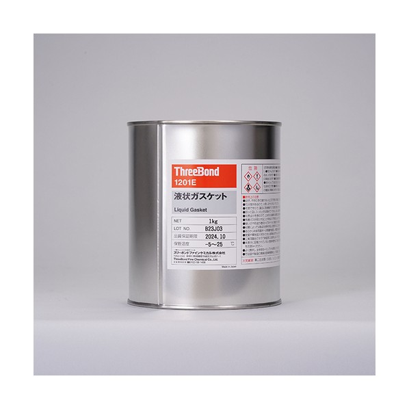液状ガスケット TB1201E シリコーン系工業用シール剤 灰色 1kg 溶剤揮散タイプ 灰 TB1201E1