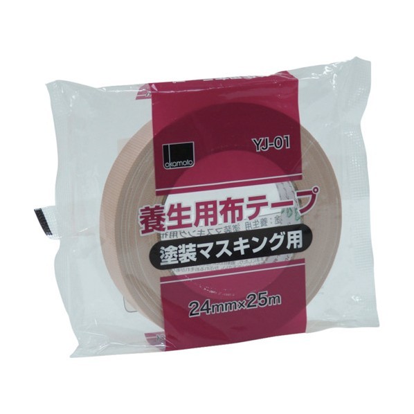 オカモト 養生用布テープＹＪ&minus;０１クリーム２４ミリ 1点 x 60点｜DIY FACTORY ONLINE SHOP