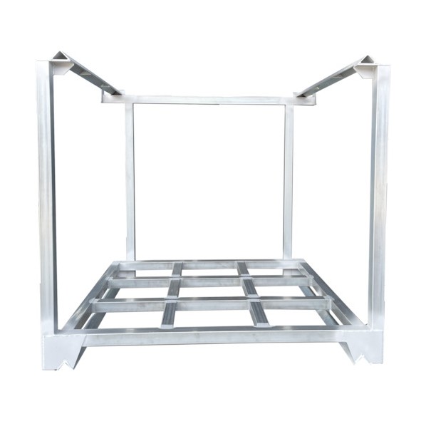 ※法人専用品※ 車載用 溶融亜鉛メッキネスティングラック トララック サイドバーなし 1350&times;1130&times;1190 荷重1000kg メッキ色 TR-1110 1点｜DIY FACTORY ONLINE SHOP 27,306円