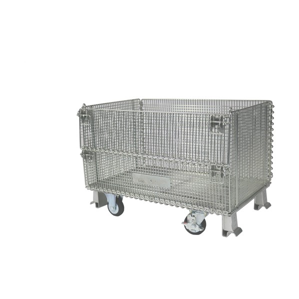 ※法人専用品※サンキン メッシュ調色板 巻き印字機キャスター付 800×500×540 SC-14S 1点