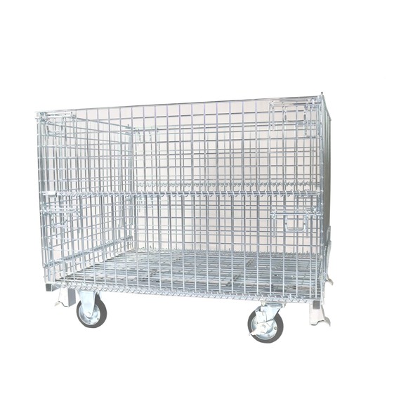※法人専用品※サンキン メッシュパレット 150mmキャスター付 1200×1000×1000 CML-4S 1点