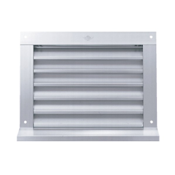SAG-300x350（水切付）標準角型ガラリ（水切付） シルバー SAG-300X350(MIZUKIRI)HYOUZYUN｜DIY FACTORY ONLINE SHOP