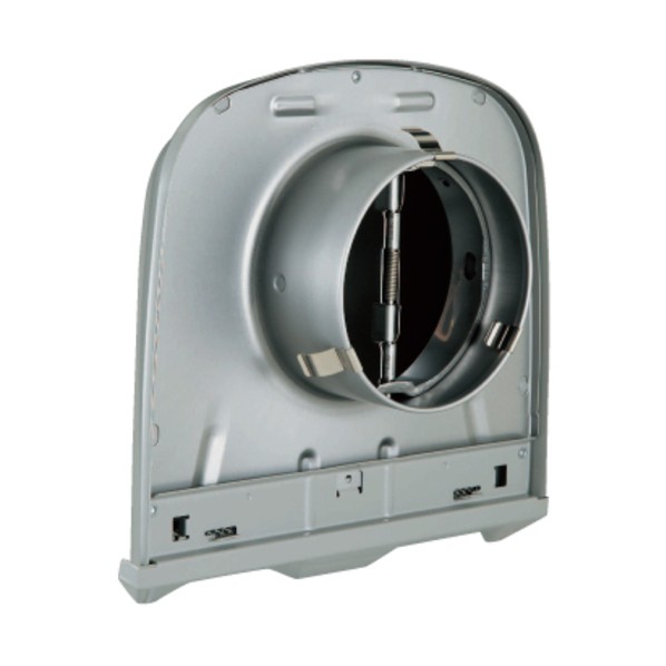 SK-SGFWN100Dワイド型フード付ガラリ（防火ダンパー付） シルバー SK-SGFWN100D