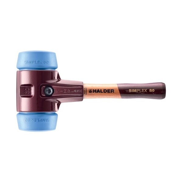 SIMPLEXハンマー TPEソフト 鋳造製ハウジングと高品質の短い木製ハンドル 径80mm 3001.082｜DIY FACTORY ONLINE SHOP