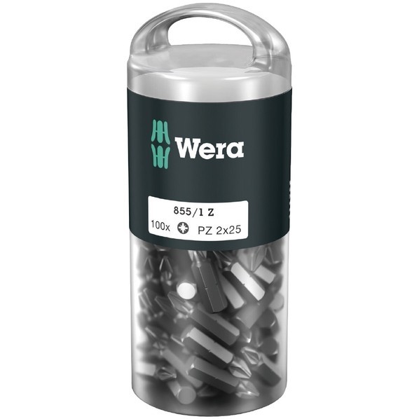 Wera Werkzeuge GmbH ポジドライブドライバービット 大いさPZ2x25粍 100本 072444 1本