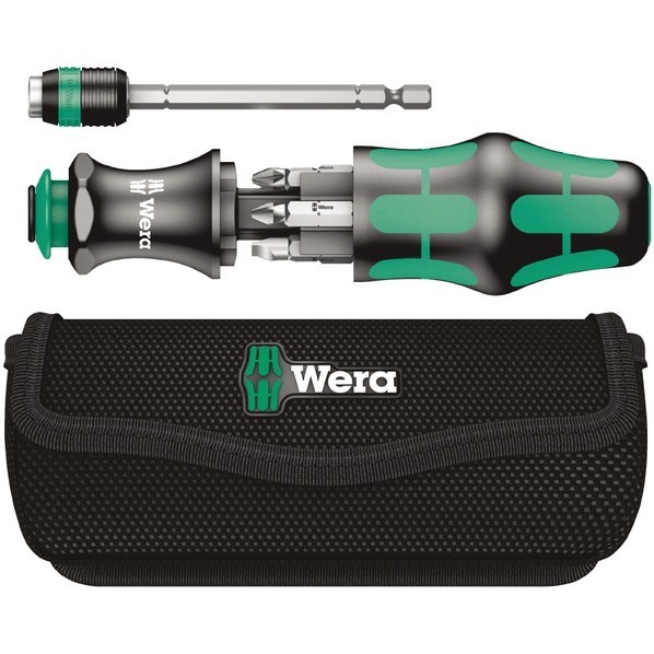 Wera Werkzeuge GmbH ドライバービットセット ハンドル付 7点 (+ - Pozi) 051021 1セット