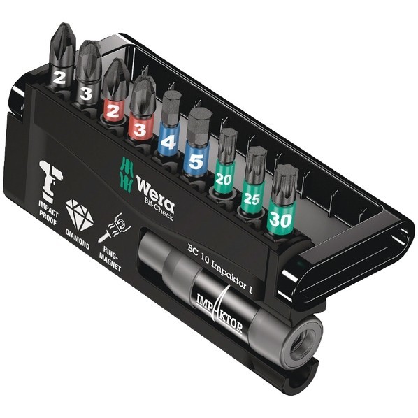 Wera Werkzeuge GmbH 差しひびき用１番ウッドビット 10本組 057680 1個