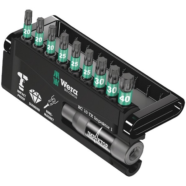 Wera Werkzeuge GmbH インパクター ビット書き割り トルクスビットセット 10点 057688 1書き割り