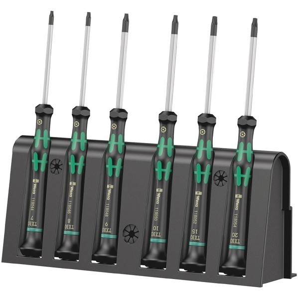 Wera Werkzeuge GmbH 精密用イジリ止トルクスドライバーセット 6本組 118154 1セット