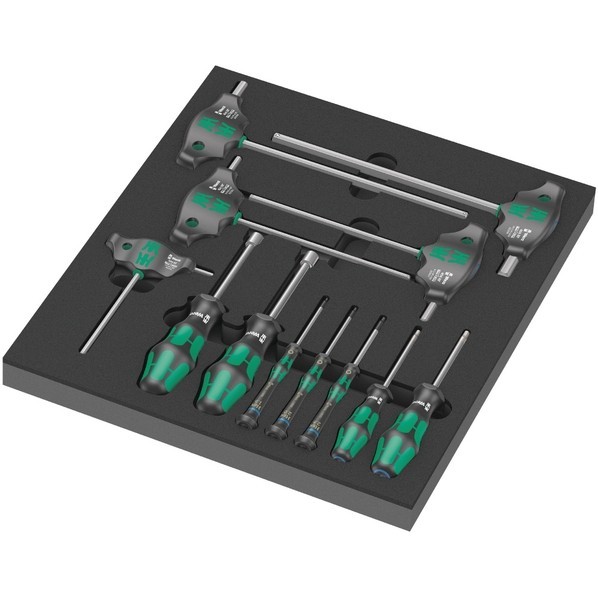 Wera Werkzeuge GmbH 9713 ウレタン入り口・入口 HEX１番ウッド書き割り 12本 150104 1書き割り