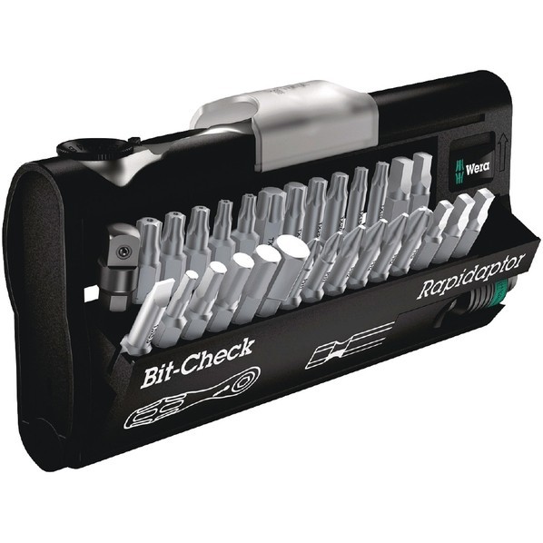 Wera Werkzeuge GmbH 差込6.35粍 Zyklop Miniミニラチェット･ビット書き割り 容れもの付 31点組 346293 1書き割り