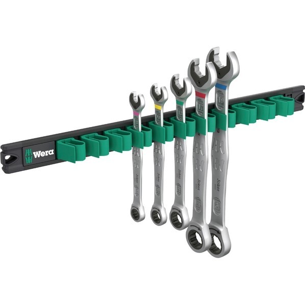 Wera Werkzeuge GmbH コンビネーションレンチセット マグネットレール付 5本組 020015 1セット