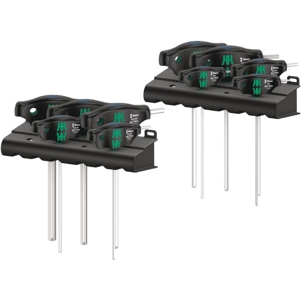 Wera Werkzeuge GmbH T型鍵仕掛ける HEX in 仕合わせ付 10本組 023451 1仕掛ける