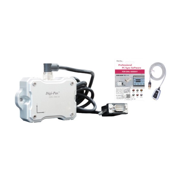 JSB TECH社 Digi-pas DWL5000XY Pro-Version 高性能2軸デジタル傾斜角度検知器 ±0.01° 2-05021-99 1点