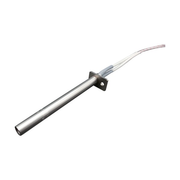 ※法人専用品※平和電機 カートリッジヒーター φ12X250 220V-500W (フランジ有り) ECH-D12-L250-F 1本|DIY FACTORY ONLINE SHOP