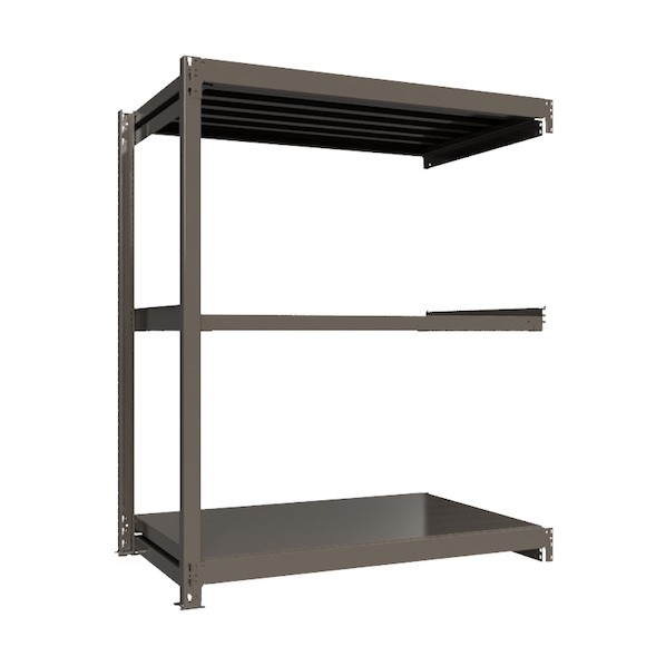 ※法人専用品※HIKARI製作所 重量ボルトレスラック 段荷重1000Kg H1800&times;W1500&times;D900 天地3段 連結グレー TH1000-659R3 1点｜DIY FACTORY ONLINE SHOP