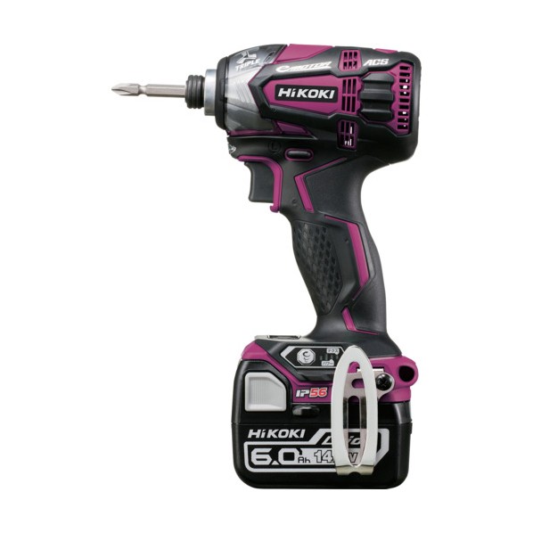 HiKOKI(ハイコーキ) WH14DDL2(2LYPK)(R) 14.4V コードレスインパクトドライバ パワフルレッド 1点｜DIY FACTORY ONLINE SHOP