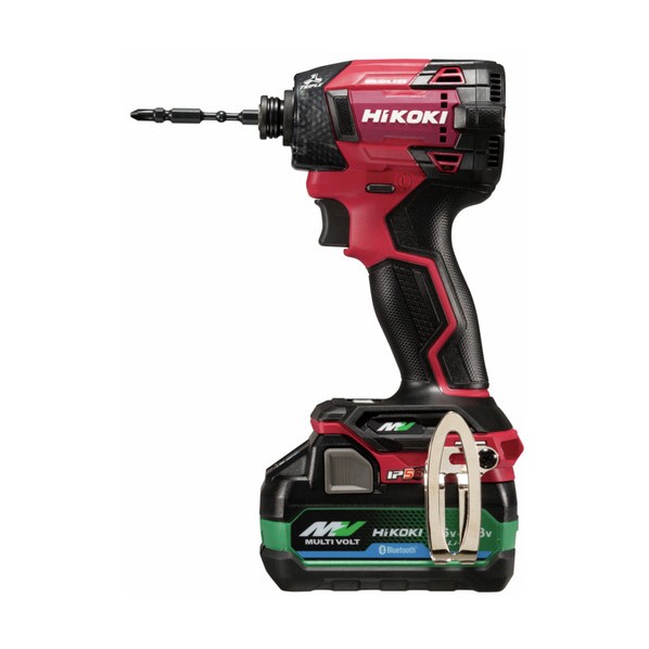 HiKOKI(ハイコーキ) WH36DD(2XHRSZ) 36V 申し受ける式 インパクトドライバ フルセット(蓄電池2個)【2604HK】 スコーピオンレッド 1台