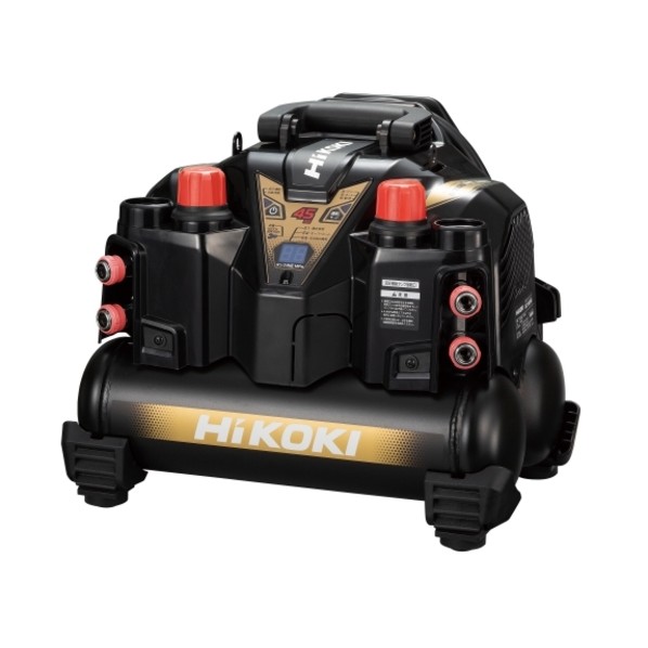 HiKOKI(ハイコーキ) EC1245H3 (CS) 釘打機用エアコンプレッサ 貯蔵タンク静電容量8L 貯蔵タンク内圧45空圧 高圧専用 低騒々しい音･低振りまわす 1台