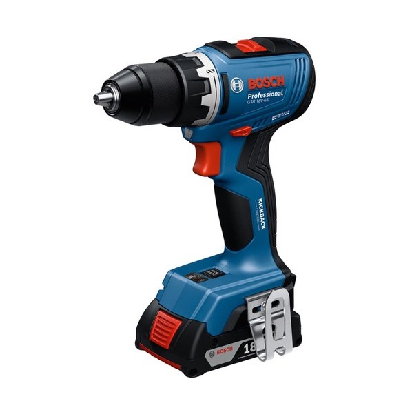 ボッシュ株式会社 (Bosch Corporation) 18V コードレスドライバードリル 166×209×77粍 青碧 GSR18V-65 1台