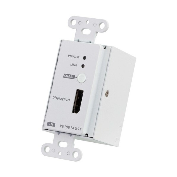 ATEN DisplayPort HDBaseT Class B トランスミッター 取り替えっこボックス席相応う手合い VE1901AUST