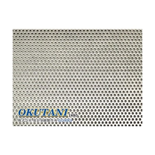※法人専用品※奥谷金網製作所 二相ステンレス鋼パンチング SUS821L1 2B 1．0TXD1XP2 1000X2000 PM-821-T1.0D1P2-1000X2000 0｜DIY FACTORY ONLINE SHOP