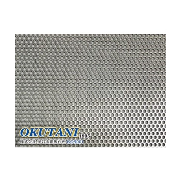 ※法人専用品※奥谷金網製作所 二相ステンレス鋼パンチング SUS821L1 2B 1.0TXD2XP3 1000X2000 PM-821-T1.0D2P3-1000X2000 0|DIY FACTORY ONLINE SHOP