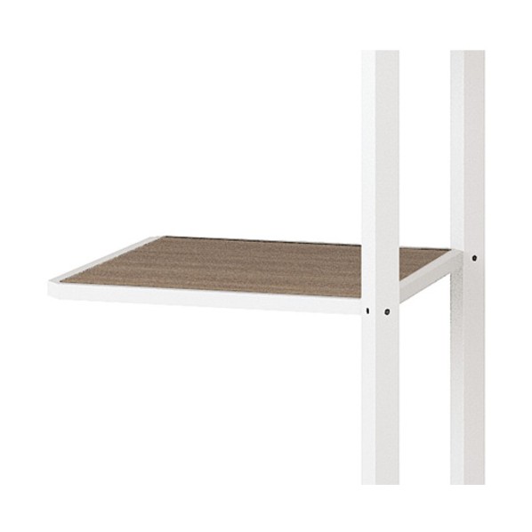 棚板(コーナータイプ) メレム MU型/天板:ショコラアッシュ 本体:サテンホワイト MU-450T-SWCA 1台|DIY FACTORY ONLINE SHOP
