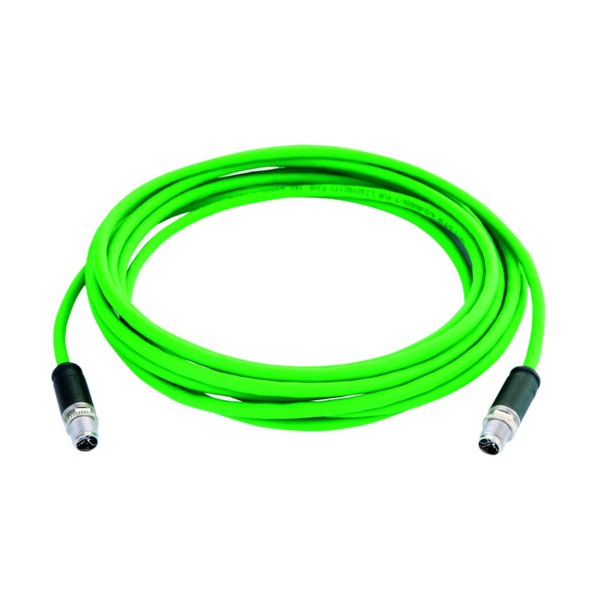 ローカルエリアネットワーク有線テレビ L80001A0000 STX S/ftp patch cord M12-X（m）/M12-X（m） Cat．6A 2．0m PUR green 緑 100017159
