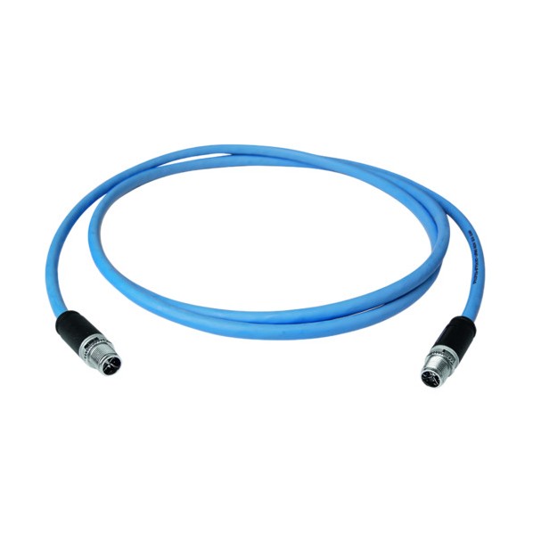 ローカルエリアネットワーク有線テレビ L80005A0002 STX S/ftp patchcord M12-X（m）/M12-X（m） Cat．6A10．0m XFRNC blue 青 100017199