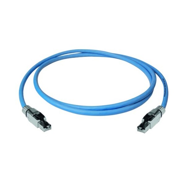 LANケーブル L80405A0009（STX S/FTP patch cord RJ45/RJ45 Cat．6A 10．0m XFRNC blue） 青 100017351