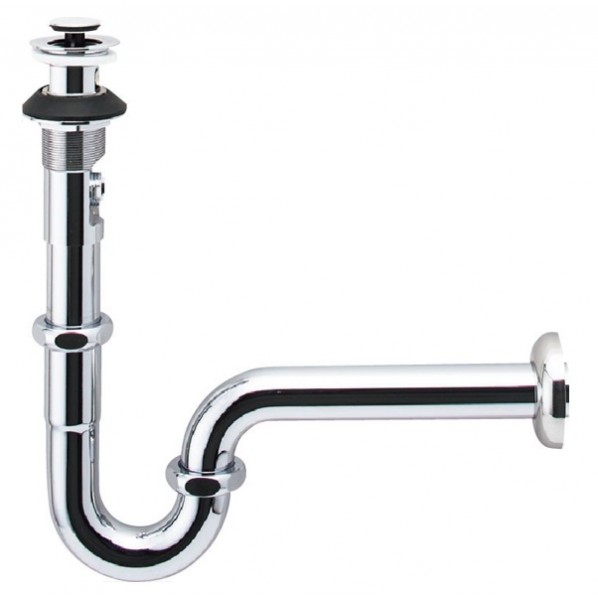 ポップアップ式排水金具(ワイヤータイプ) 壁排水Pトラップ LF-WN7PF 1点|DIY FACTORY ONLINE SHOP