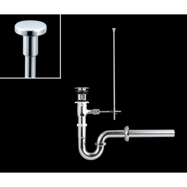 ポップアップ式排水金具(呼び径32mm) 床排水Sトラップ(排水口カバー付) LF-7SALCU 1点