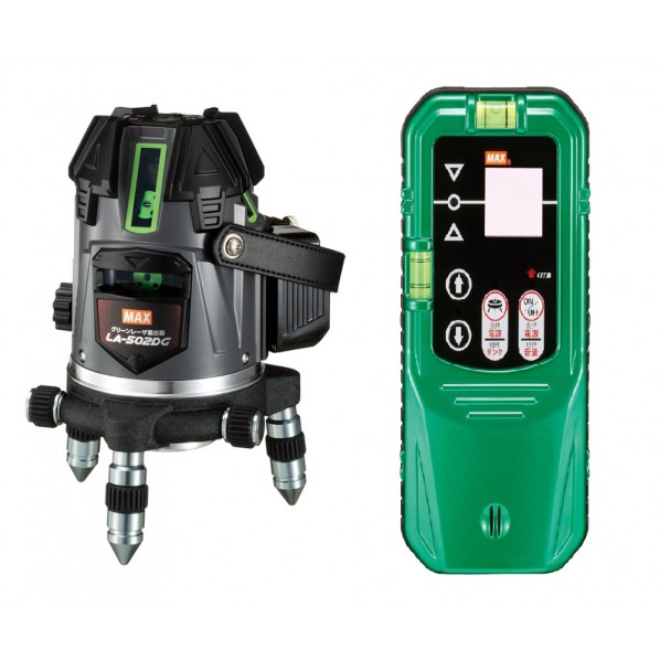 レーザー墨出器（本体＋受光器） 青みLED点灯+呼びりん年代順の継続動くこと「ピー」( 天使の都市-502DG-D仕掛ける 1点