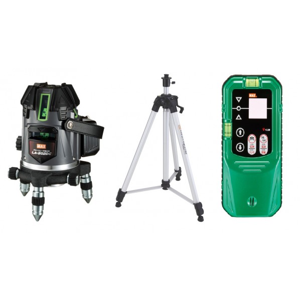 レーザー墨出器（本体＋受光器＋三脚架） 青みLED点灯+呼びりん年代順の継続動くこと「ピー」( 天使の都市-502DG-DT仕掛ける 1点