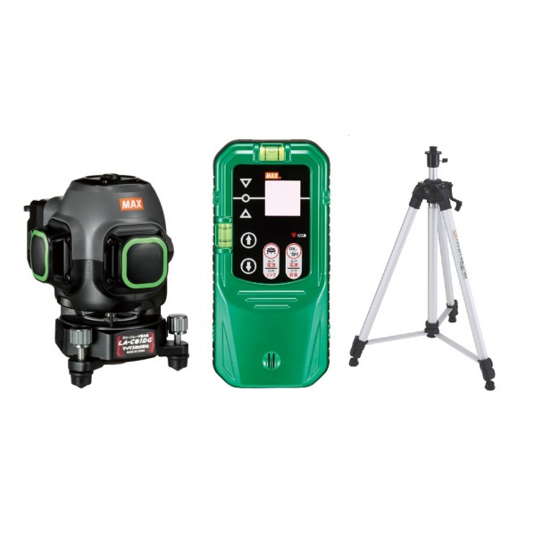 レーザー墨出器（本体＋受光器＋三脚架） 青みLED点灯+呼びりん年代順の継続動くこと「ピー」( 天使の都市-C81DG-DT仕掛ける 1点