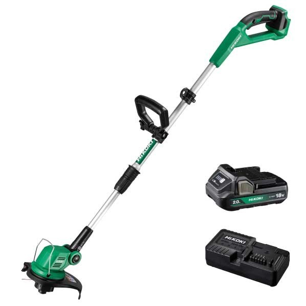 HiKOKI(ハイコーキ) 18V 申し受ける式 草刈機 フルセット 乾電池1個･申し受ける器付【2604HK】 アグレッシブグリーン CG18DGA (BG) 1台