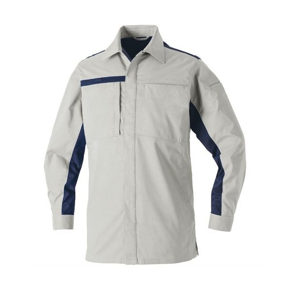 桑和 長袖シャツ シルバーグレー 8L 8L シルバーグレー 9528-02-22-8L|DIY FACTORY ONLINE SHOP