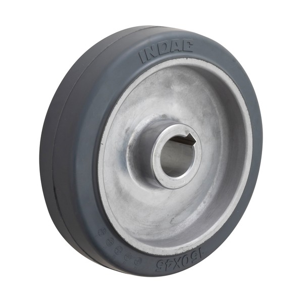 駆動動力用天然ゴム拷問台 直軸用 Φ150薄墨色天然ゴム DWR-150D-GR