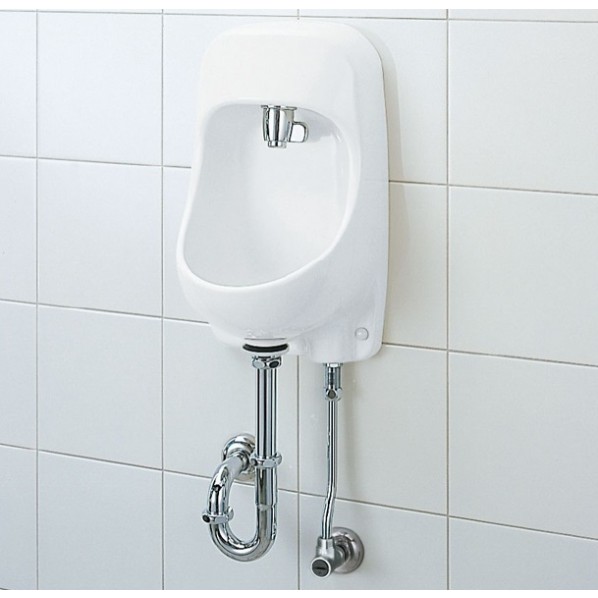 壁付手洗器(レバー式水栓) ハイパーキラミック 床排水･壁給水 250×190×420mm ピュアホワイト AWL-71UA(S)/BW1 1点